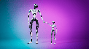 Dot holding hand