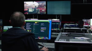 Man working on production of Dota 2