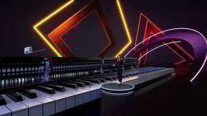 Pixotope Graphics for virtual studio and AR used in educational show Take Off