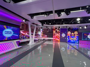 Virtual studio at TATA IPL 2024