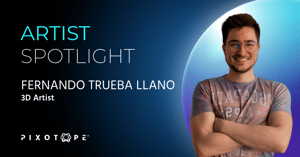 Artist Spotlight blog post featuring 3D artist Fernando Trueba Llano