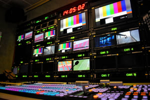 Equipment for live TV broadcast and production of television programs.