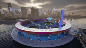 New virtual studio during the Indian Premier League in 2024